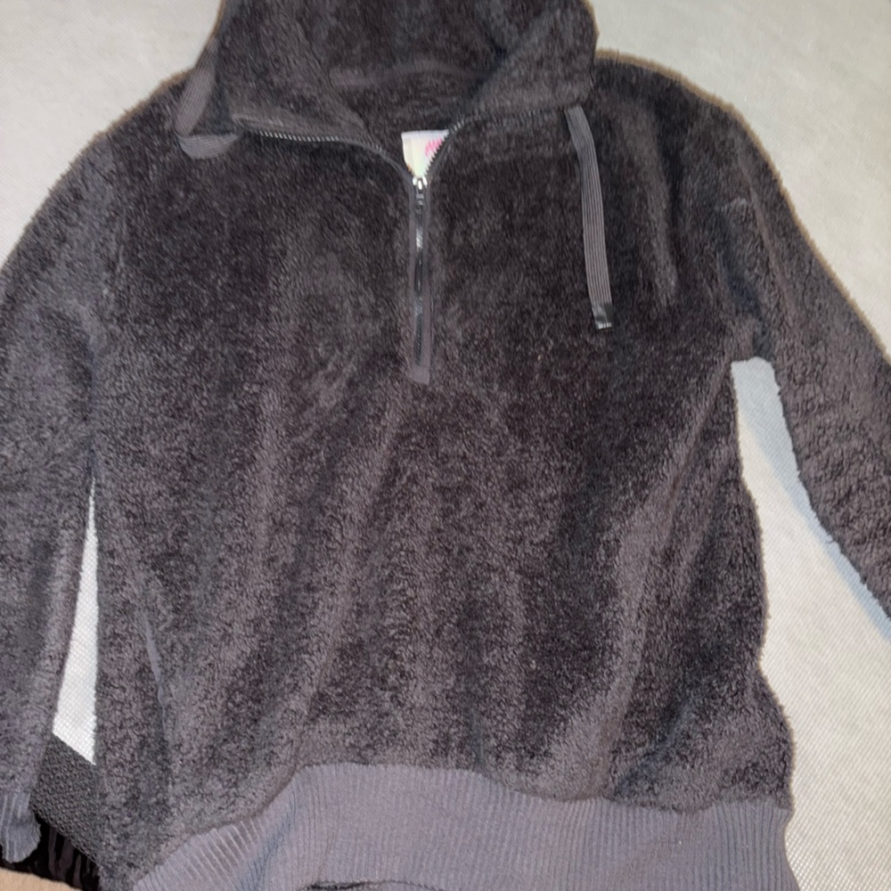 Cozy Gray Fleece Pullover